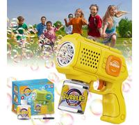 Bombble Electronic Bubble Gun, Bubble Gun machine with Bubble Solution, Bubble Machine Toys 10000+ Bubbles Outdoor Gift for Birthday/Party/Wedding, Bubble Gun Boy Girl 3-10 Years