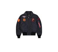 Alpha Industries Men's CWU-45/P Devils Brigade Bomber Jacket, Iron Grey, L