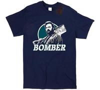 Bomber Auf Wiedersehen Pet Inspired T-Shirt - Retro 80s British TV Tee Blue