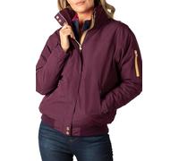 Bomber Jacket Equestrian Style Short Waterproof Riding Coat 12 Colours (UK, Numeric, 12, Regular, Regular, Dark Berry)