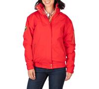 Bomber Jacket Equestrian Style Short Waterproof Riding Coat 12 Colours (UK, Numeric, 14, Regular, Regular, Cherry)