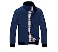 Bomber Jacket for Men UK Waterproof Windproof Windbreaker Harrington Jackets Comfy Lightweight Casual Outdoor Smart Coat with Pockets Sports Cargo Winter Outwear Zipper Vintage Classic Sportswear