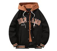 Bomber Jacket, Lightweight Jackets for Men Uk Military Bomber Jackets Cargo Work Jacket Casual Full Zip Coat Windbreaker Aviator Jacket Men Mens Softshell Jackets Men's Jackets