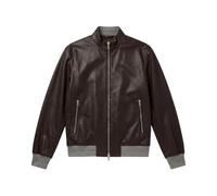 Bomber Jacket - male - Liu Jo - Leather Jackets - Brown - L - Jackets L