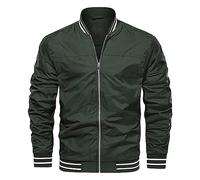 Bomber Jacket, Varsity College Baseball Jacket Coats Causal Long Sleeve Colorblocked Hip Hop Streetwear Aviator Mens Lightweight Jacket Aviator Jackets Casual Light Jackets for Men Mens Jacket