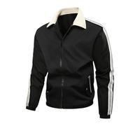 Bomber Jacket, Winter Warm Quilted Lined Casual Coats Windproof Military Flight Jackets with 4 Pockets Lightweight Jacket Flying Jackets for Men Uk Harrington Jacket Jacket Men