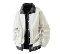 Bomber Jackets for Men Uk Summer Coats, Simple Chic Neat Windproof Outdoor Spring and Summer Transition Stylish Low-Key and High-End Just Needed In the Transition Season