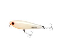 Bomber Saltwater Grade Badonk-A-Donk Low Pitch - Bone/Orange Throat - 3 1/2in