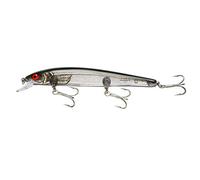 Bomber Saltwater Grade Heavy Duty Long A - Silver Flash/Black Back, 6", 7/8 oz, (BSW16AXSI)