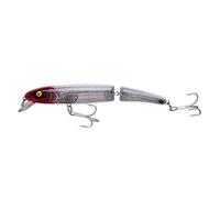 Bomber Saltwater Grade Jointed Magnum Long A - Silver Flash/Redhead