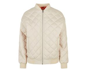Bombers quilted woman Urban Classics Oversized Diamond GT Blanc 5XL