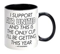 Bomblighters I Support Ayr United and This is only Cup Football Mug - Merchandise Gift for Fan, Ceramic, 250ml