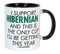 Bomblighters I Support Hibernian and This is only Cup Football Mug - Merchandise Gift for Fan, Ceramic, 250ml
