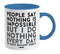 Bomblighters People say Nothing is Impossible. But I do Nothing Everyday - Mug, Ceramic, 250ml