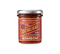 BOMBOM Korean Gochujang Paste - Sweet and Spicy Korean Chili Sauce and Fermented Red Pepper Paste - Vegan Non GMO Gluten Free Gochujang for BBQ Kimchi and Cooking - 210g