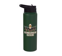 Bombombini Gusini - Funny Goose Brain Rot Slang Duck Meme Stainless Steel Insulated Water Bottle