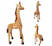 BOMBOMFUN 40 inch Plush Giraffe Large Stand Stuffed Animal Soft Toy Kid Gift 100cm Kids Room Decor(338001-018)