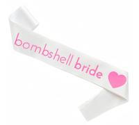 Bombshell Bride Sash, A Bombshell Has Entered the Villa Bach Island Sash