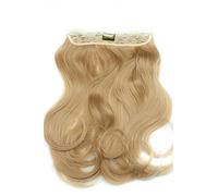 BOMBSHELL HAIR EXTENSIONS 180g 24" 5 Clips Flicky One Piece Half Head Clip On Hair Extensions Wig (M20 HONEY BLONDE)