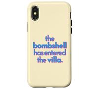 BOMBSHELL HAS ENTERED THE VILLA funny got a text chat meme Case for iPhone X/XS