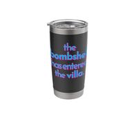 Bombshell HAS Entered The Villa Funny got a Text Chat Meme Stainless Steel Insulated Tumbler
