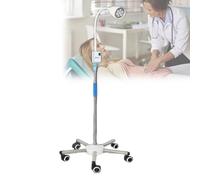 BomBy Mobile Surgical Gynecological Examination Exam Light Lamp, LED Surgical Exam Auxiliary Light Pet Lamp, 360° Rotation Floor Stand Type Lamp, Height Adjustable
