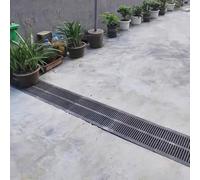 BomDog Drain Covers Outdoor Anti Slip Drainacovers for Deck, Polymer Plastic Outdoor Drain Grate to Block Debris/50X25X2.5Cm/19.7X9.8X1Inch