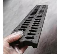 BomDog Drain Covers Outdoor Polymer Plastic Channel Drain Grate, Trench Drain Cover/One Color/4Pcs