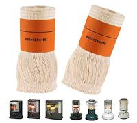 BomDog Kerosene Heater Stove Wicindoor Lighting and Heating Replacement Wick Kerosene Stove Accessories 2Pcs/2 X 75Mm