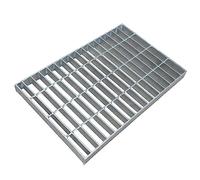 BomDog Outdoor Drain Cover, Galvanised Steel Grating Drain, Garden Drainasystems, Floor Drain Sewer Grille/Sier/100X30X3Cm