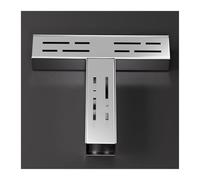 BomDog Slim Trench Drain Metal, Stainless Steel Channel Trench Drainawith Grate Cover/Sier/24X11.5X5X3Cm
