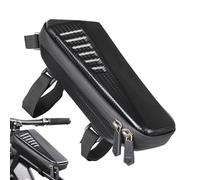 Bomefoi Cycle Frame Bag, Phone Holder Bag, Waterproof, Multi-Purpose Cycle Tube Bag, Riding Accessories, Reflective Cycling Tool Storage Organiser for Phone Glasses Cash