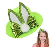 Bomefoi Easter Hair Bow Clips, Easter Bunny Hair Clip, Rabbit Ears, Cylinder Hair Clips, Comfortable Easter Decoration for Children's and Girls' Easter Party