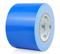 BOMEI PACK 1 Roll Blue Duct Tape 100mm x 50m Reinforced Sticky Heavy Duty Grey Cloth Gaffer Tape 4 inch Wide for Ducts Fixing Repairing,craft DIY Labeling