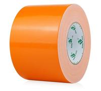 BOMEI PACK 1 Roll Orange Duct Tape 4 Inch Reinforced Gaffer Tape 100mm x 50m Waterproof Heavy Duty Ducts Fixing Tape DIY Craft Decoration Labeling