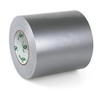 BOMEI PACK 1 Roll Silver Duct Tape 6 inch Reinforced Grey Gaffer Tape 150mm x 50m Ducts Fixing Repairing DIY craft Labeling Heavy Duty Moving Boxes Sealing