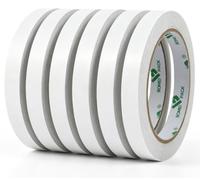 BOMEI PACK 6 Rolls of Double-Sided Tape Craft Tape 12 mm x 20 m