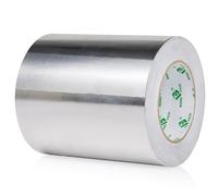 BOMEI PACK Aluminum Foil tape 150mm x 50m for home Heating,Ventilation HVAC air Ducts Repairing,Fixing,kitchenJointing,flame,Cold,heat resistant Moisture,Waterproof