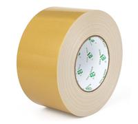 BOMEI PACK Brown Wide Duct Tape Reinforced 75mm x 50m Waterproof Heavy Duty Cloth Gaffer Tape brown for Ducts Pipelines Fixing Repairing,craft DIY,book repair,carpet seaming,Box Sealing,Bundling