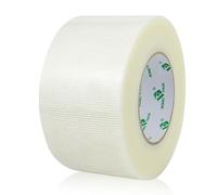 BOMEI PACK Clear Wide Duct Tape Reinforced 75mm x 50m Waterproof Heavy Duty 3 inch Gaffer Tape clear for Fixing Repairing,craft DIY,book repair,carpet seaming,Box Sealing,Bundling