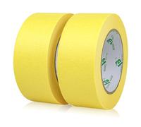 BOMEI PACK Yellow Painter's Masking Tape 48 mm x 50 m - Universal Painter's Tape 2 Rolls