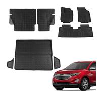 Bomely Fit 2018-2022 Chevrolet Chevy Equinox/GMC Terrain Cargo Trunk Liner TPE Floor Mats All Weather Trunk Mat for Chevrolet Accessories (Set of 8 Mats)