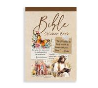 Bomichi Christian Sticker Book, 28 Sheets 353 Pcs Inspirational Bible Stickers for Water Bottle Journaling Scrapbook Laptop, Christian Gifts