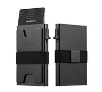 Bomiclss Metal Card Holder Wallet, Pop Up Credit Card Holder RFID Blocking, Slim Lightweight Metal Mens Wallet for Men Women