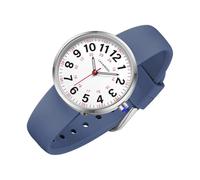 Bomieux Smaller Nurse Watch for Nurses Doctors Women,Waterproof Analog Watches with Easy Read Luminous Dial,Military Time Watch with Japanese Quartz Movement,Second Hand, 12/24 Hours,Silicone Band
