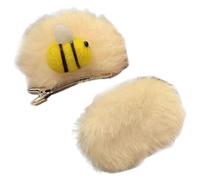BommFu Bee Hairpin for Women - Cute Girls Bee Hair Clip Accessories - Exquisite Women Hair Clips for Casual, Business Meetings, Outing, Bath, Travel
