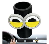 BommFu Car Lip Balm Holder - Insulated Lipstick Holder No Melt | Cartoon Design Automotive Organizer Rack Case Keychain Attachment for Women Air Vent Hiking Outdoor