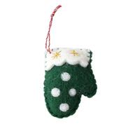 BommFu Felt Christmas Tree Pendant, Cute Soft Winter Holiday, Felt Christmas Stocking Pendant for Christmas Tree, for Wall, Purse, Windowsill, Door, Living Room, Bedroom, Balcony, Garden