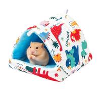 BommFu Hamster Warming Bed, Warm Accessories for Small Animals, Soft Warm Nest for Small Animals, for Sleeping, Hiding, Cuddling, Climbing, Short Ear Jumper, Hedgehog Squirrel