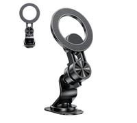 BommFu Magnetic Mobile Phone Holder for 360 Degree Adjustable Mobile Phone Holder for Various Vehicle Types such as SUV, Truck, Tractor, Trailer and Car